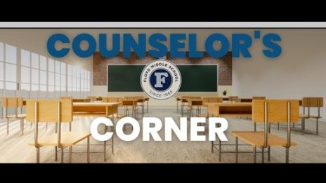Counselor's Corner Newsletter